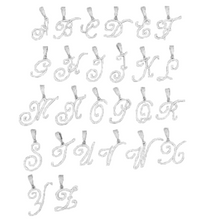 Load image into Gallery viewer, Cursive Initial Tennis Chain *PREORDER*