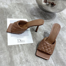 Load image into Gallery viewer, PLUSH Square Toe Mules